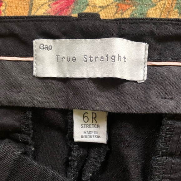 Gap True Straight Black Pants - Picture 4 of 4